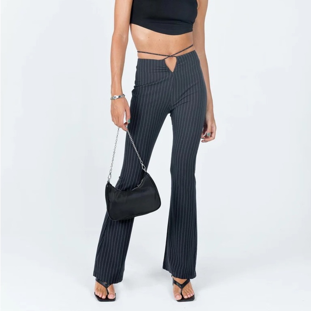 Princess Polly Striped Navy Pants